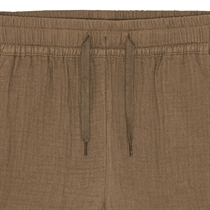 BIRKHOLM Muslin Shorts Teak Brun